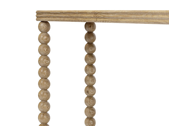 Bedwyn Console Table | Natural Oak with Sphere Legs