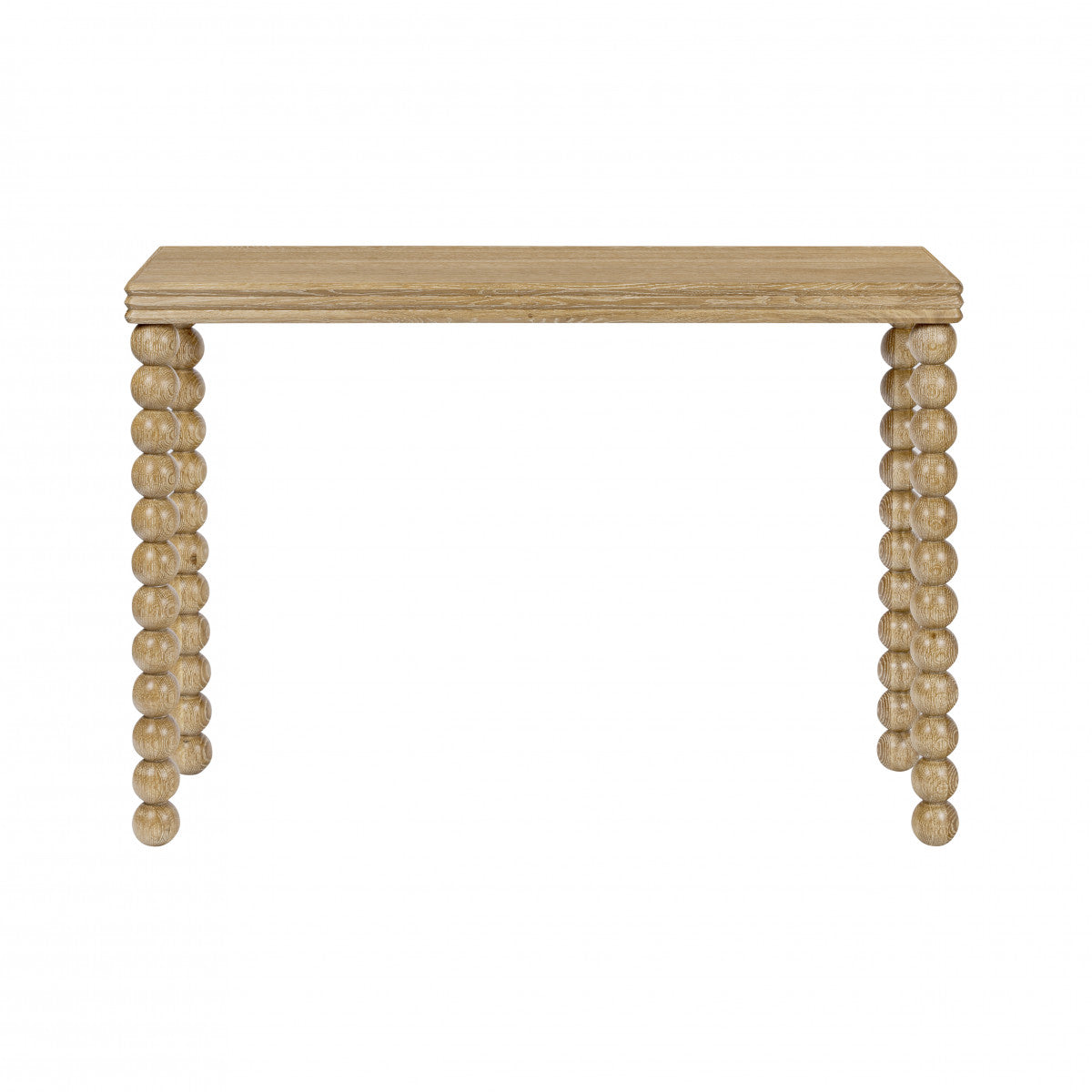 Bedwyn Console Table | Natural Oak with Sphere Legs
