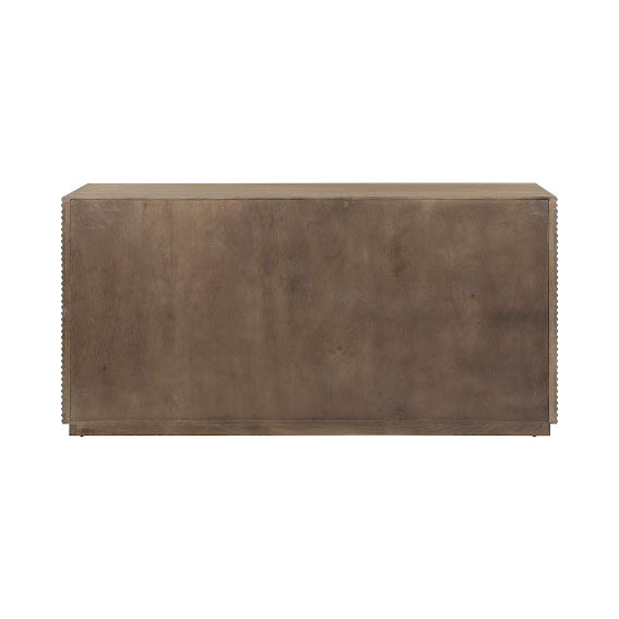 Wickham Ribbed Oak Sideboard | 3 Doors, Ample Storage