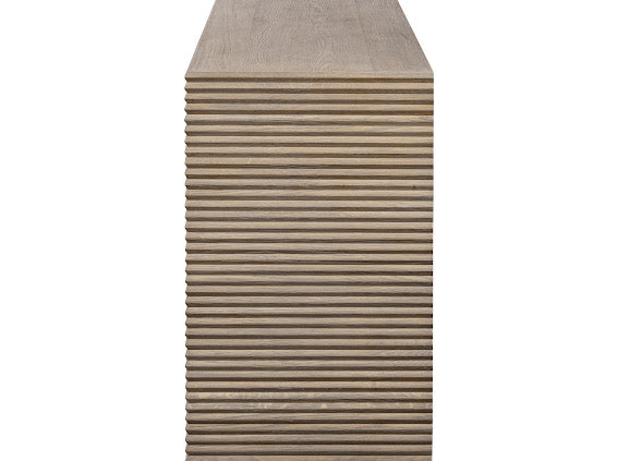 Wickham Ribbed Oak Sideboard - The Elegant Living