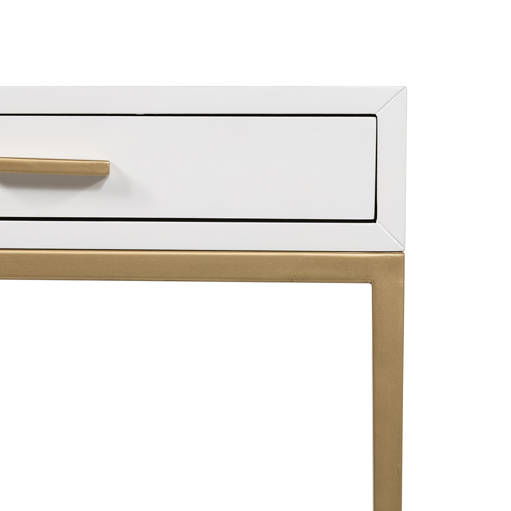 Berkeley Bedside | White - The Elegant Living
