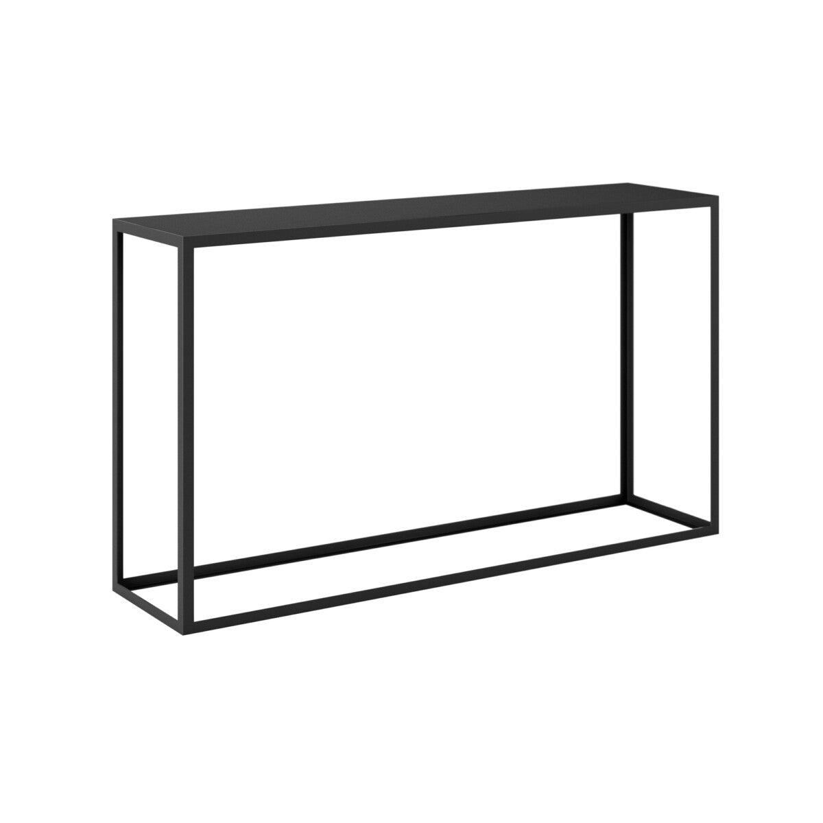 Grafton Console Table - Industrial Style with Faux Concrete Top